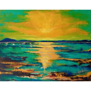 Aisha Mahmood, 30 x 40 Inch, Acrylic on Canvas, Abstract Painting, AC-AIMD-102 Aisha Mahmood, 30 x 40 Inch, Acrylic on Canvas, Abstract Painting, AC-AIMD-102